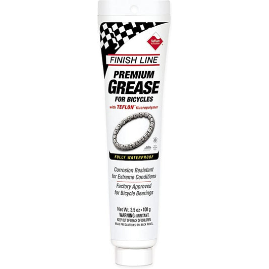 Finish Line Premium Grease With Teflon Fluoropolymer For Bicycles Corrosion Resistant 3.5 Oz (100g)