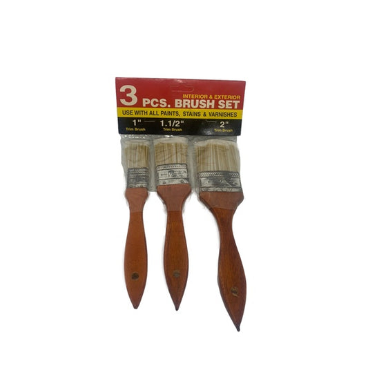 Polyester for Interior & Exterior 3 Piece Brush Set (60951)