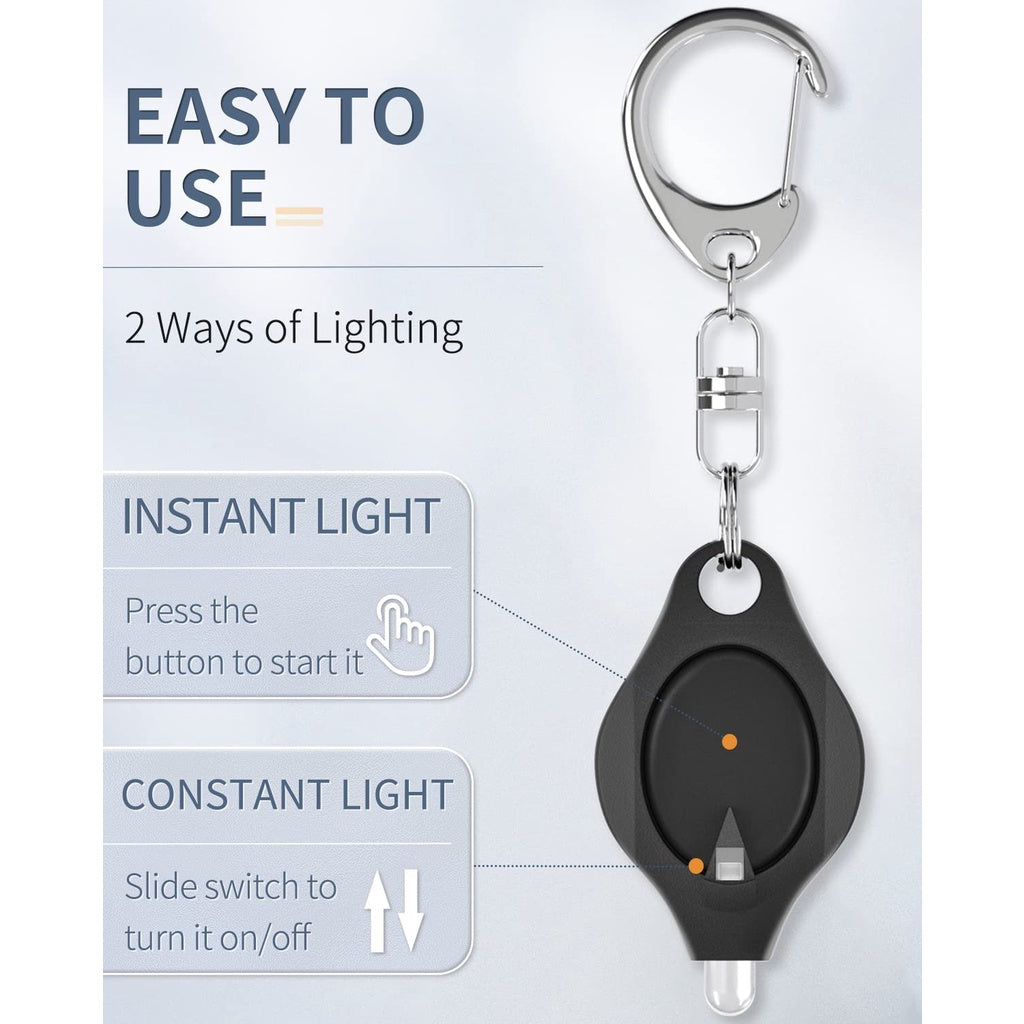 Uniclife Mini Keychain LED Flashlight 1 Count