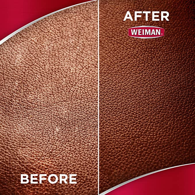 Weiman Leather Conditioning Wipes 3-in-1:Cleans, Conditions and Protects (17.8 cm x 20.3 cm)