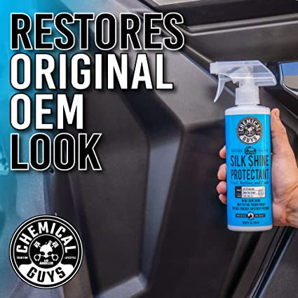 Chemical Guys Restores Prolongs Silk Shine Protectant Vinyl Rubber & Plastic 16 Oz (TVD10916)