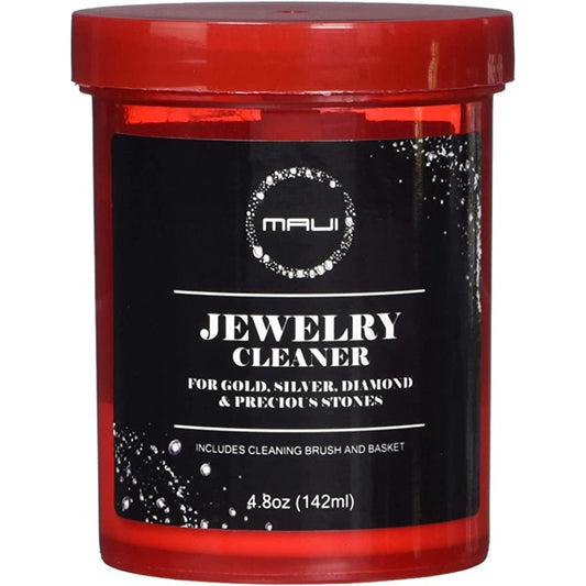 Maui Jewelry Cleaner for Gold, Silver, Diamond and Precious Stones 4.8 Oz (142 ml)