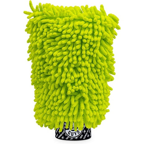 Chemical Guys Chenille Wash Mitt Lime Green 1 Count (MIC493)