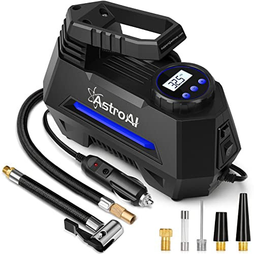 AstroAI CZK-3631 100 PSI Portable Air Compressor Smart Tire Inflator LCD Backlit Digital Display