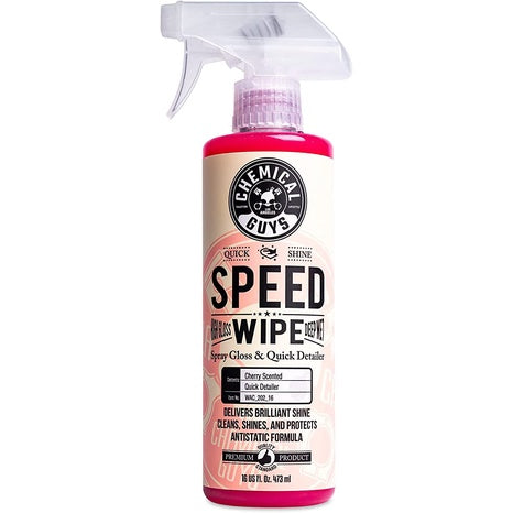 Chemical Guys Quick Shine Speed Wipe Spray Gloss & Quick Detailer 16 Oz (WAC20216)