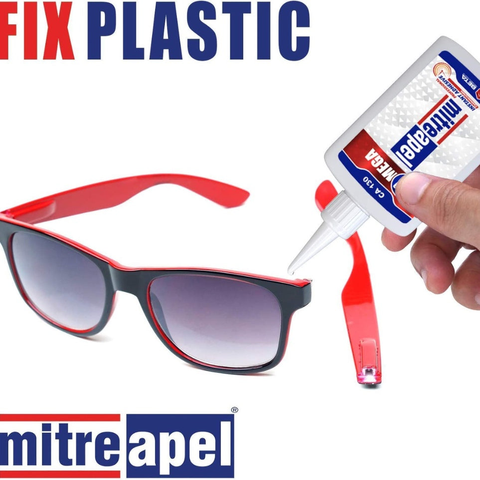 Mitreapel Super CA 130 Instant Adhesive 4.5 Oz With AC 500 Spray Adhesive Activator 16.9 Fl Oz