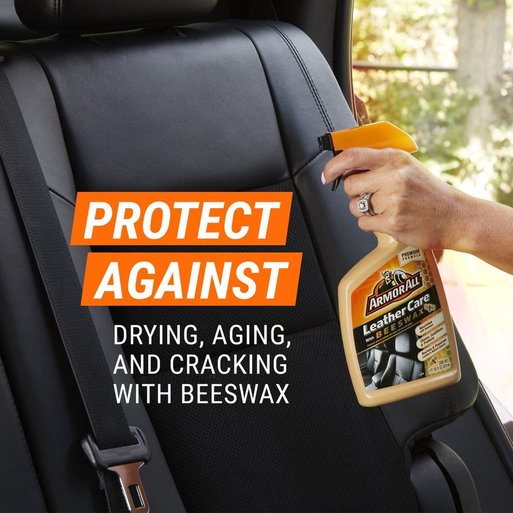 Armor All Leather Care With Beeswax Premium Formula 16 Fl Oz (473ml)