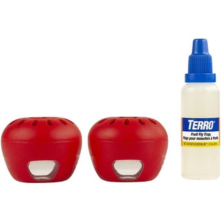 TERRO T2502 Fruit Fly Trap, 2 Count