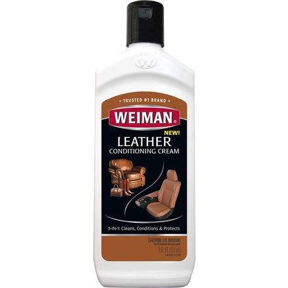 Weiman Leather Conditioning 3 - in - 1 Cleans Conditionss & Protects 8 Fl Oz (237ml)