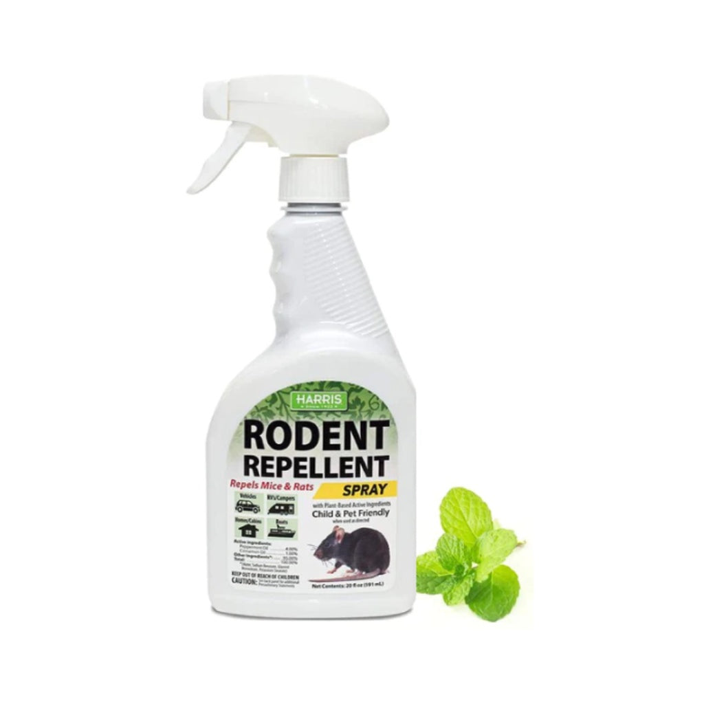 Harris Rodent Repellent Repels Mice & Rats Plant Based Active Ingredient Spray 20 Oz