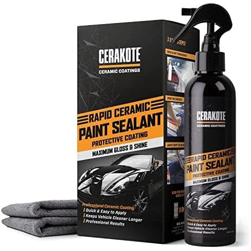 Cerakote Rapid Ceramic Paint Sealant Protective Coating Maximum Gloss & Shine 8 Oz