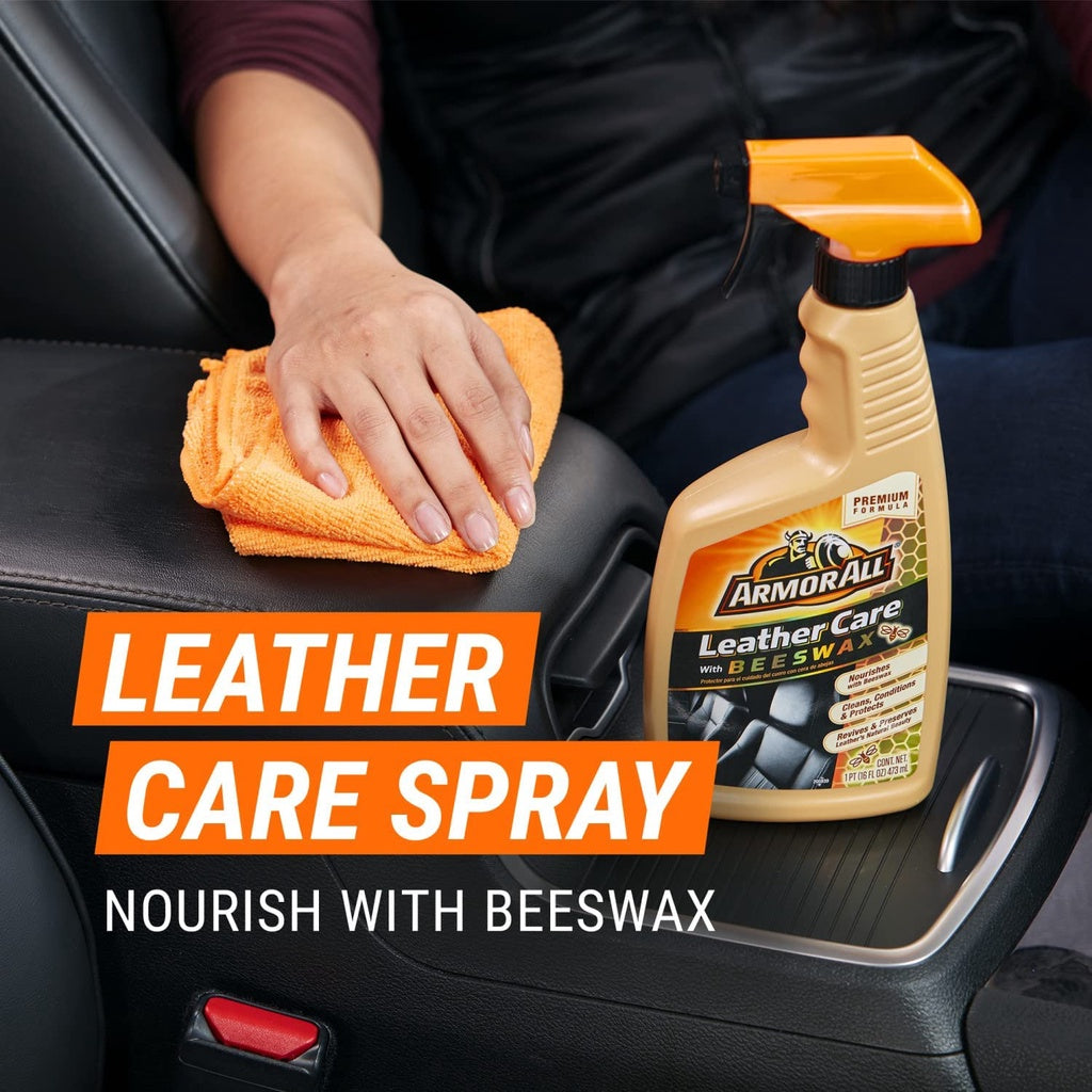 Armor All Leather Care With Beeswax Premium Formula 16 Fl Oz (473ml)