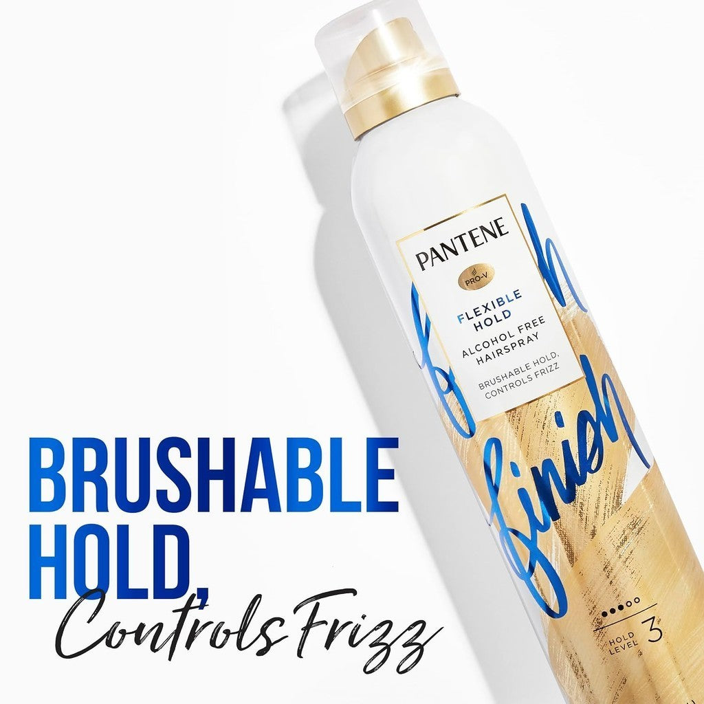 Pantene Flexible Hold Brushable Hold Control Frizz Hairspray Level 3 200g