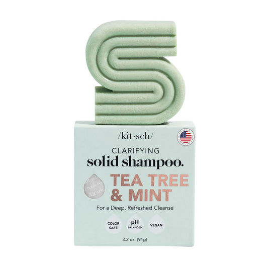Kitsch Clarifying Solid Shampoo Tea Tree & Mint 91g