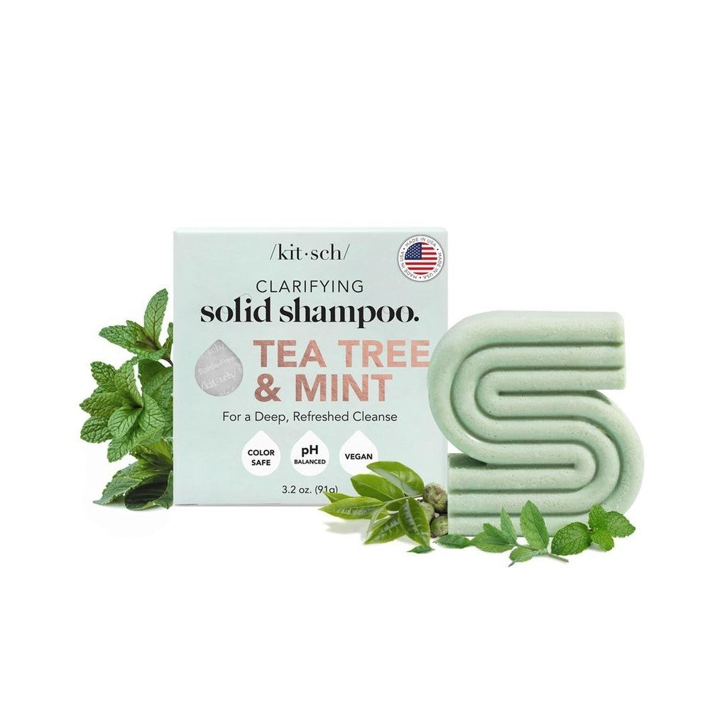 Kitsch Clarifying Solid Shampoo Tea Tree & Mint 91g