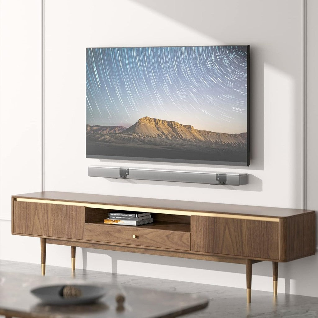 WALI Soundbar Wall Mount Bracket - Black (BSM002)