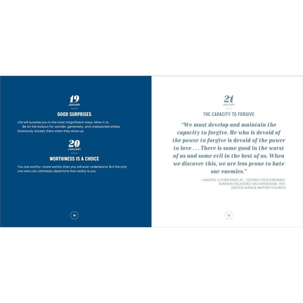 A Year Of Positive Thinking Daily Inspiration, Wisdom, And Courage by Cyndie Spiegel