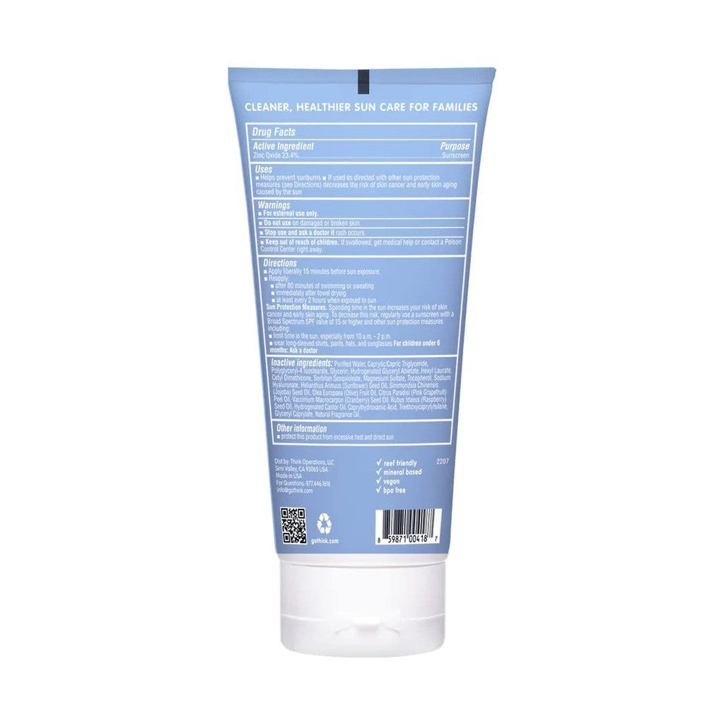 Thinksport SPF 50 Mineral Sunscreen 177ml