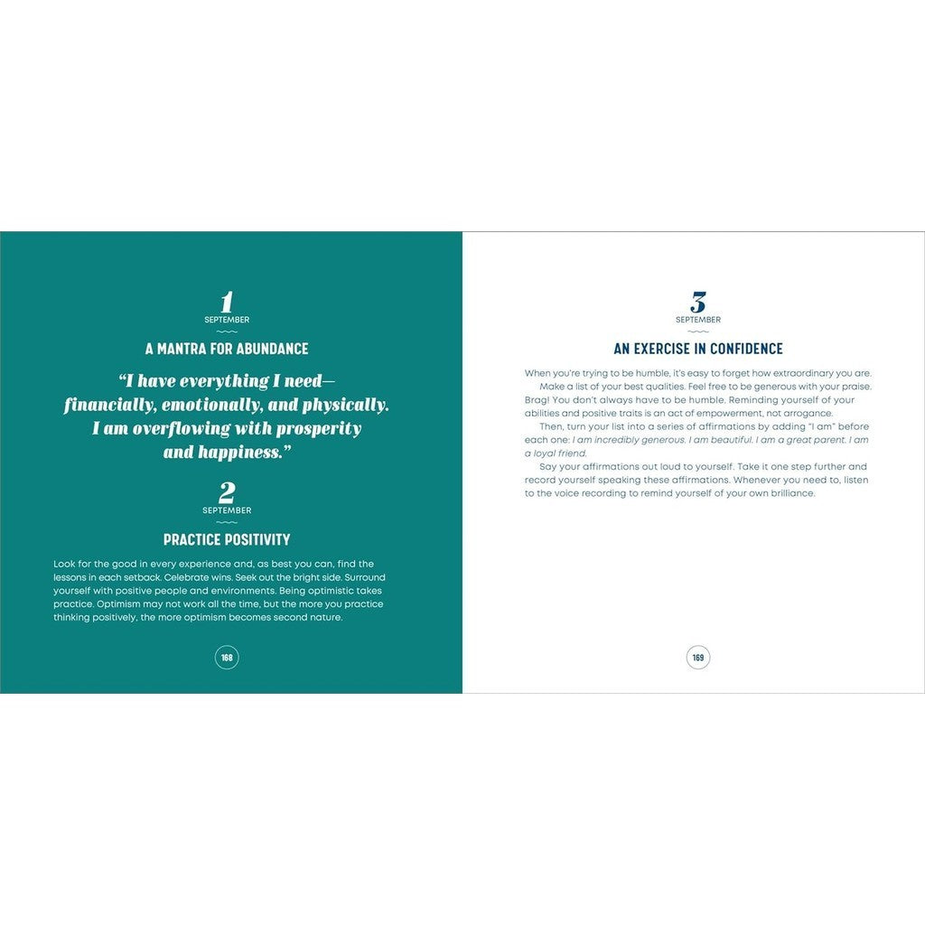 A Year Of Positive Thinking Daily Inspiration, Wisdom, And Courage by Cyndie Spiegel