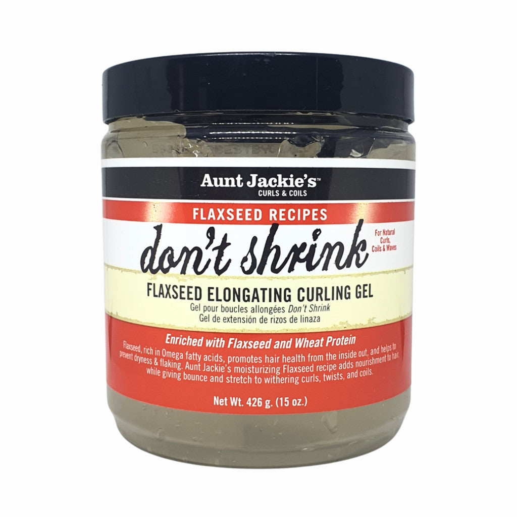 Aunt Jackie's Dont Shrink Flaxseed Elongating Curling Gel 426g (15 oz)