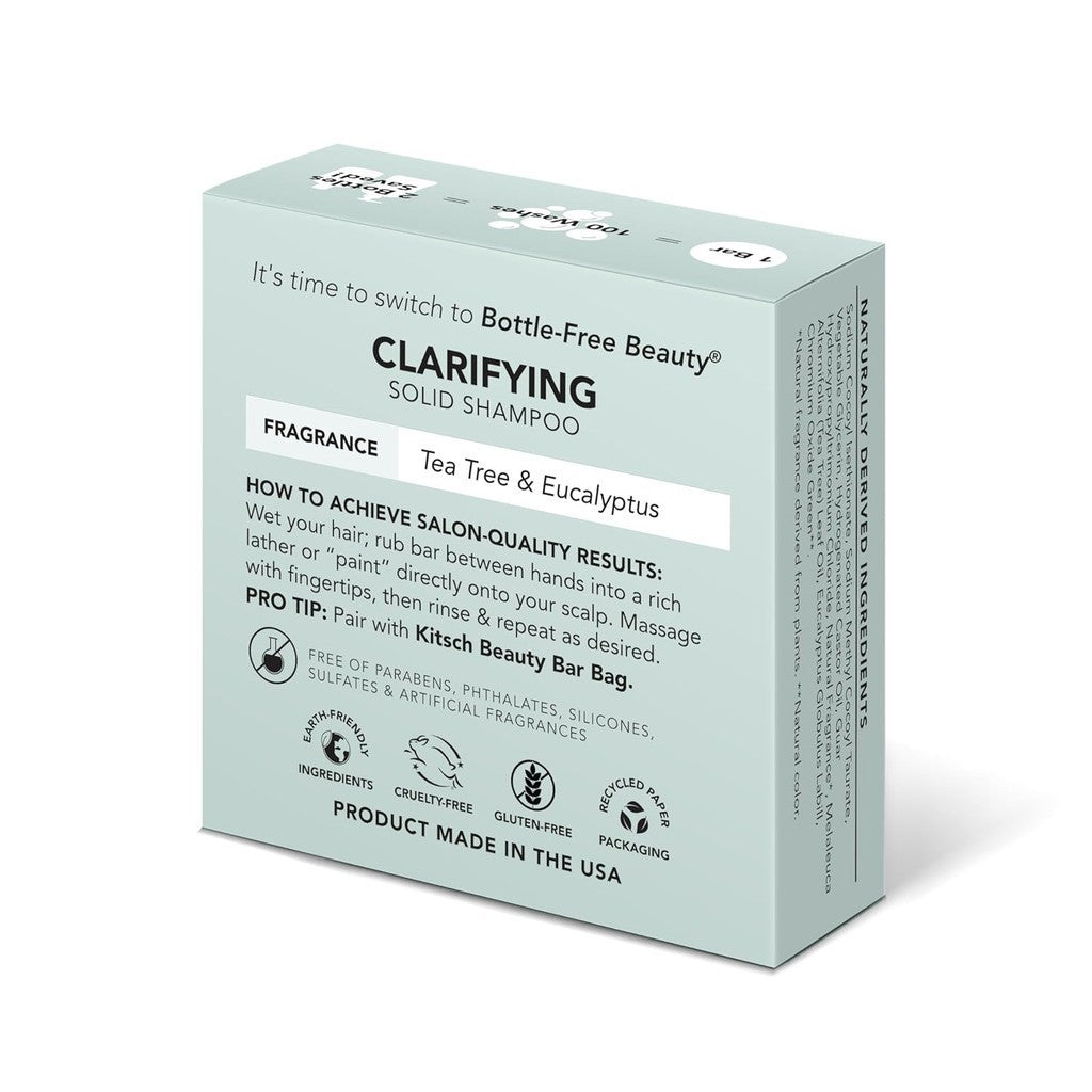 Kitsch Clarifying Solid Shampoo Tea Tree & Mint 91g