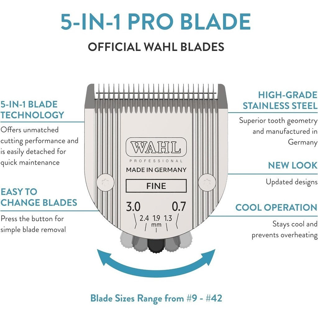 WAHL Professional 5-IN-1 Clipping and Finish Work Fine (Model #02179-301)