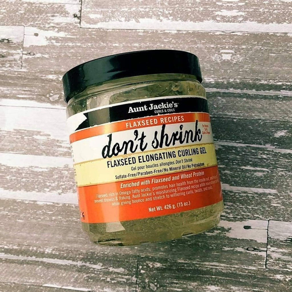 Aunt Jackie's Dont Shrink Flaxseed Elongating Curling Gel 426g (15 oz)