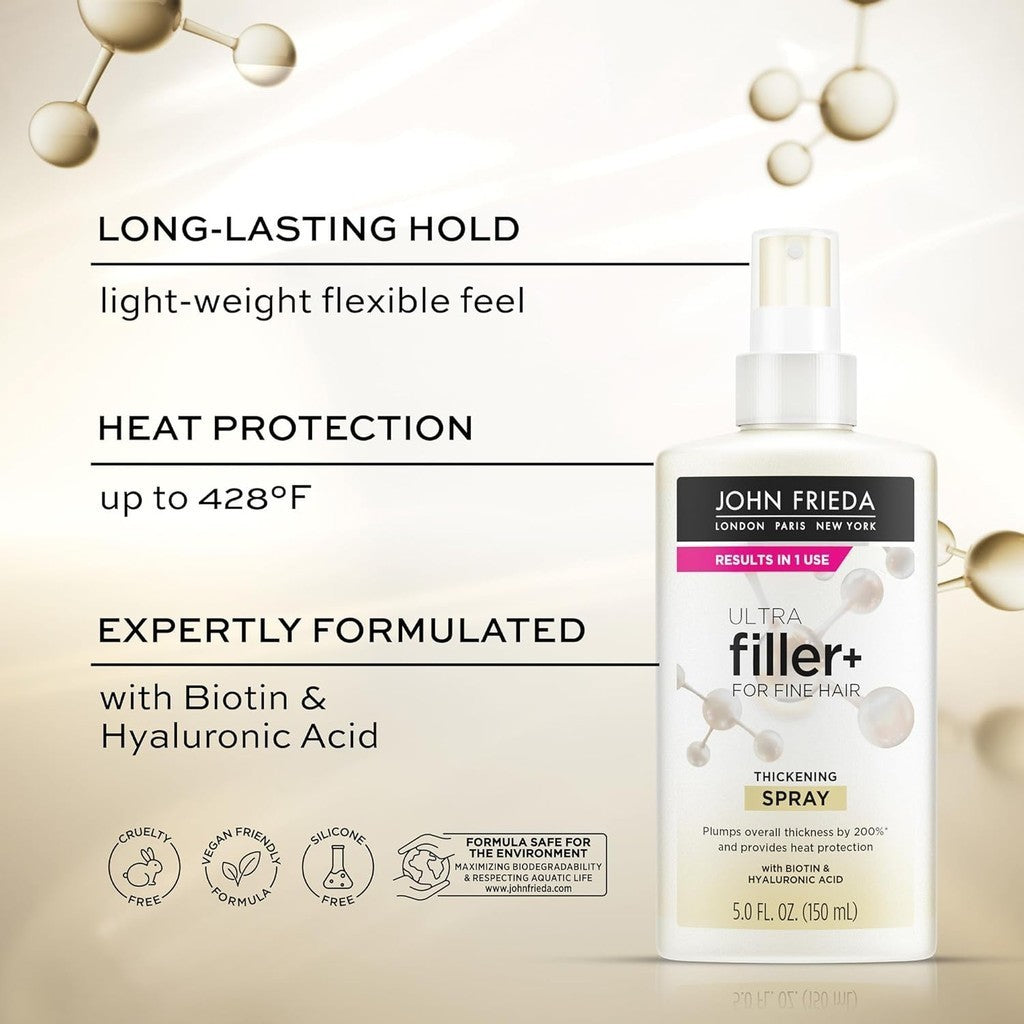 John Frieda Ultra Filler + For Fine Hair Thickening Spray 150ml