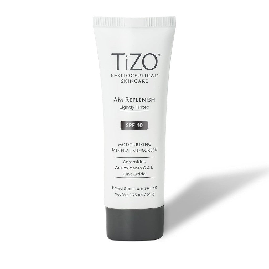 Tizo Photoceutical Skincare AM Replenish Lighty Tinetd SPF 40 Sunscreen 50g
