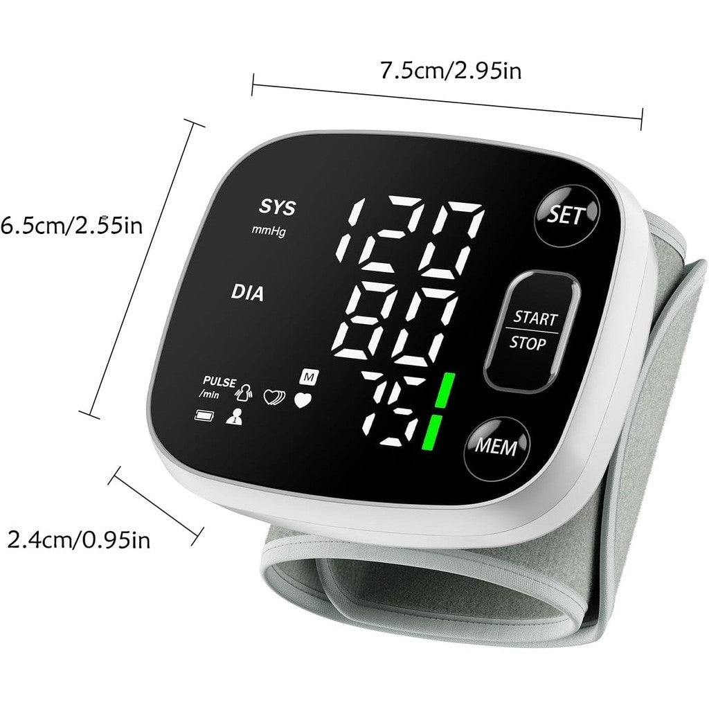 Oklar Digital Wrist Blood Pressure Monitor