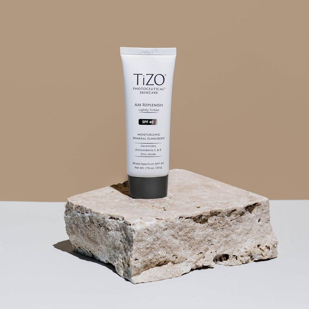 Tizo Photoceutical Skincare AM Replenish Lighty Tinetd SPF 40 Sunscreen 50g