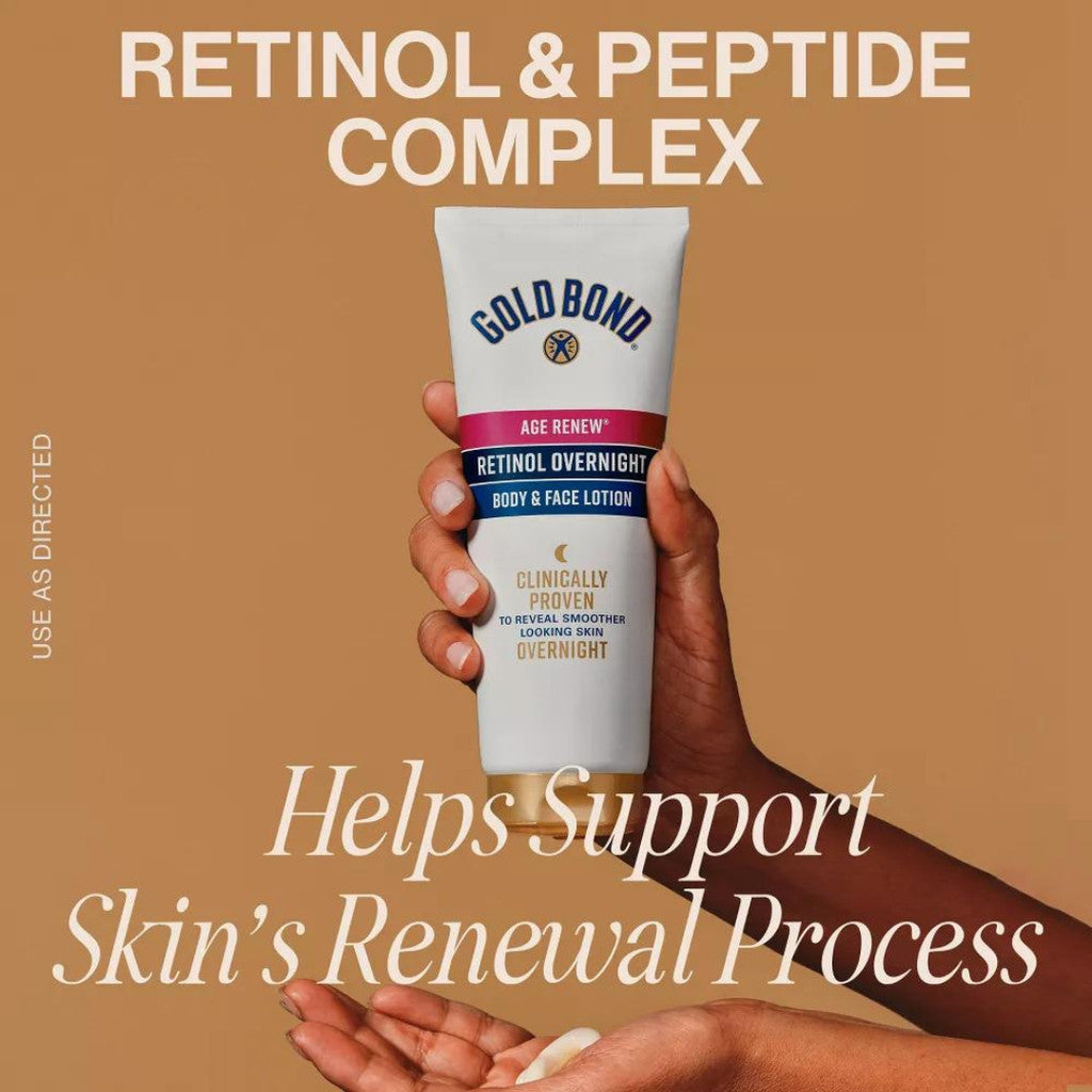 Gold Bond Retinol Overnight Body & Face Lotion 7 oz (198g)