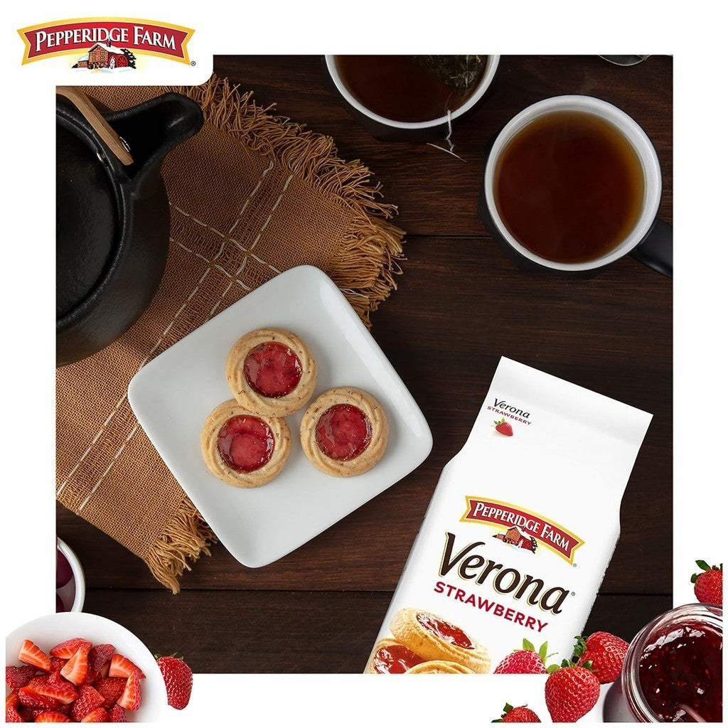 Pepperidge Farm Verona Strawberry 18 Distinctive Cookies