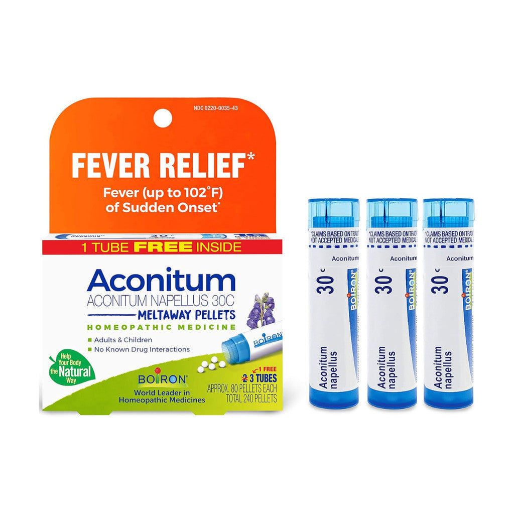 Boiron Meltaway Pellets Homeopathic Medicine 3 Tubes (Approx. 80 Pellets Each)