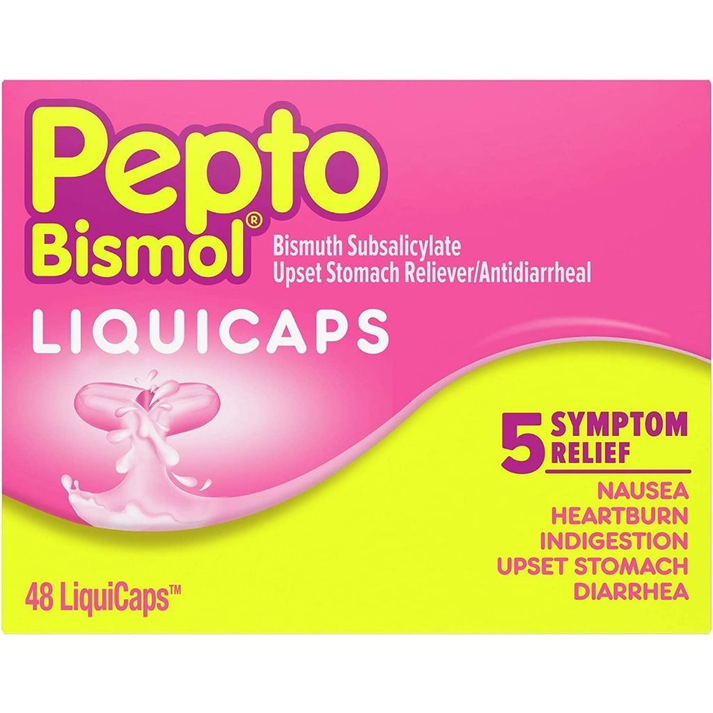 Pepto Bismol LiquiCaps 5-Symptoms Relief