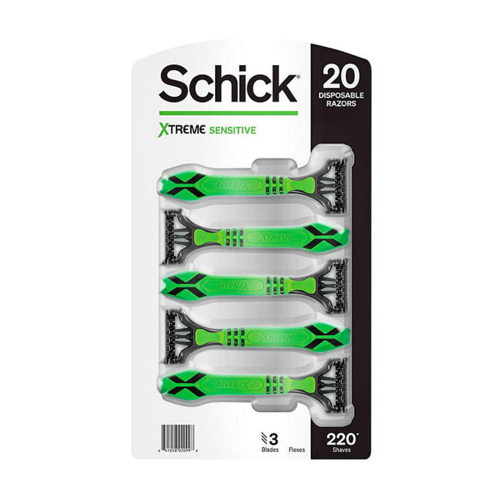 Schick Xtreme Sensitive 20 Disposable Razors