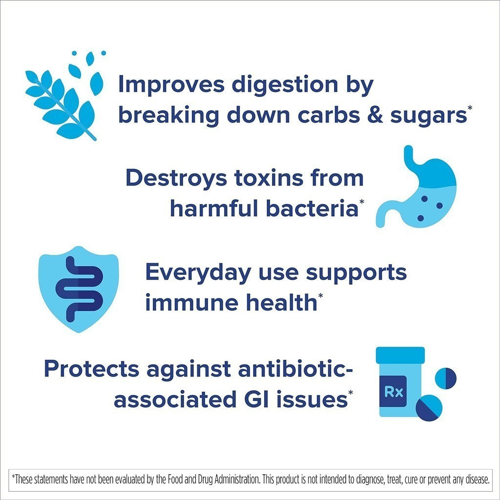 Florastor Dual Action Probiotic Supplement 20 Capsules