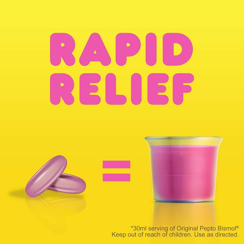 Pepto Bismol LiquiCaps 5-Symptoms Relief