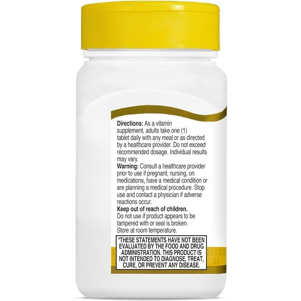 21st Century B-Complex Plus Vitamin C Energy Support (100 Tablets)
