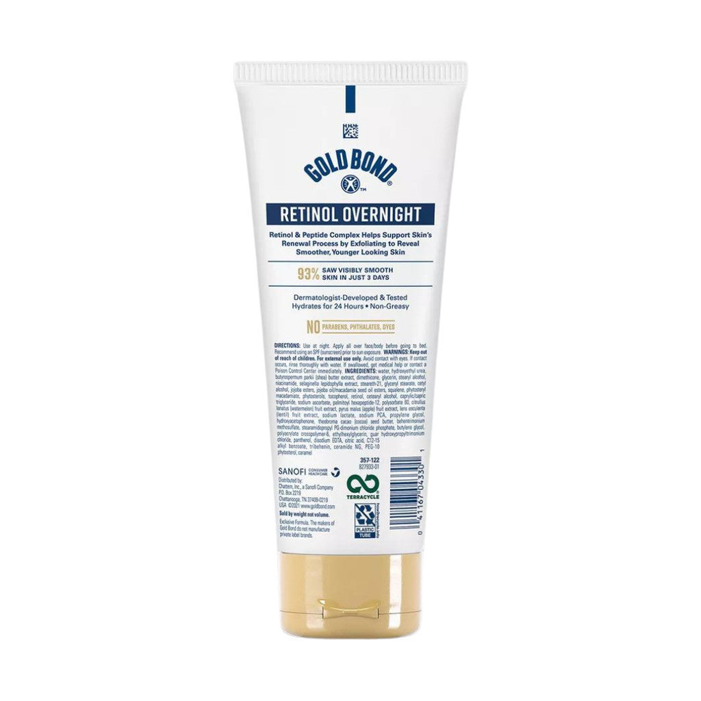 Gold Bond Retinol Overnight Body & Face Lotion 7 oz (198g)