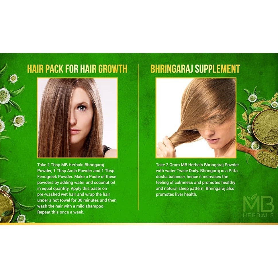 MB Herbals Bhringaraj Powder False Daisy Hair Care