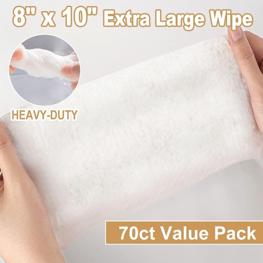 Air Jungles 3-In-1 Leather Wipes (Extra Large) 70 Count