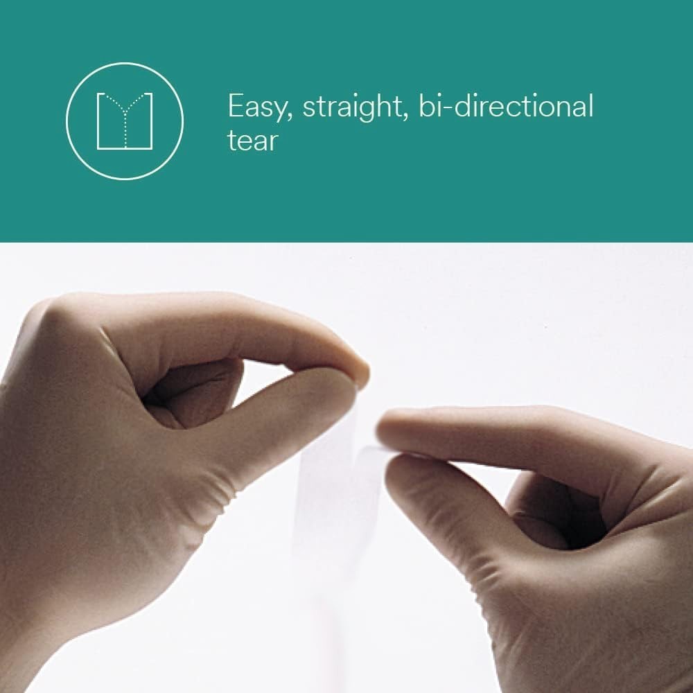 Branbox Hypoallergenic Tape X Shape Design Gentle Adhesive (Size: 2 x 1.26in) 120 Count