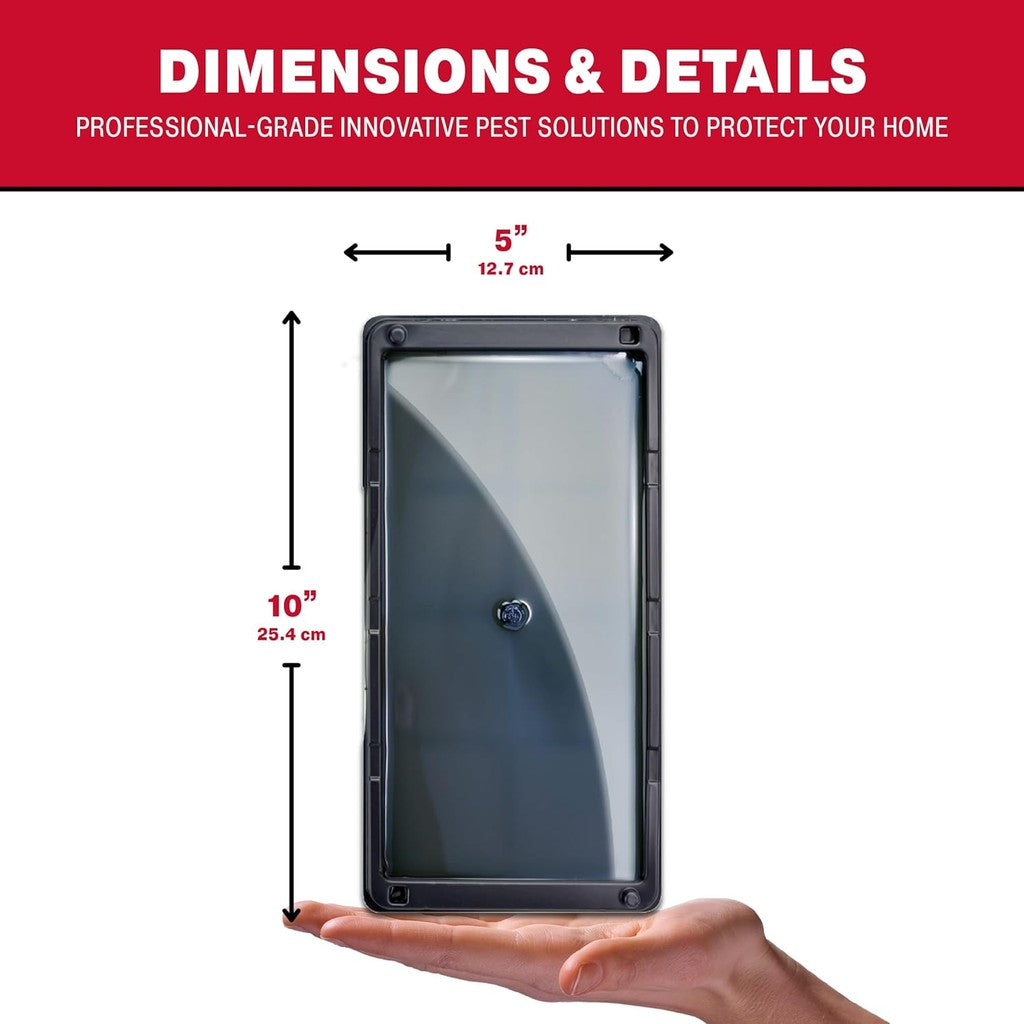 Catchmaster Pre-baited Adhesive Plastic Trays Glue Traps for Rat, Mouse, Snake,  10 Traps