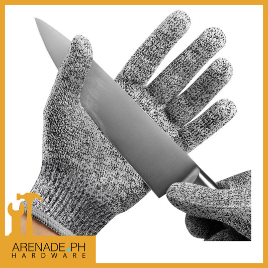 NoCry Cut Resistant Gloves Medium Grey, 1 Pair