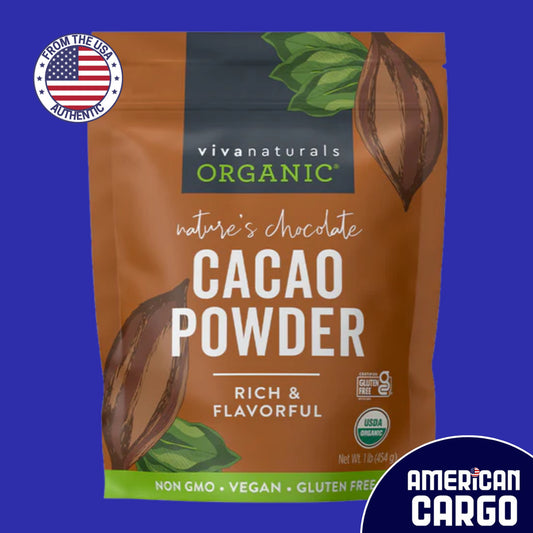 Viva Naturals Organic Nature's Chocolate Cacao Powder, 454 g / 1 lb.