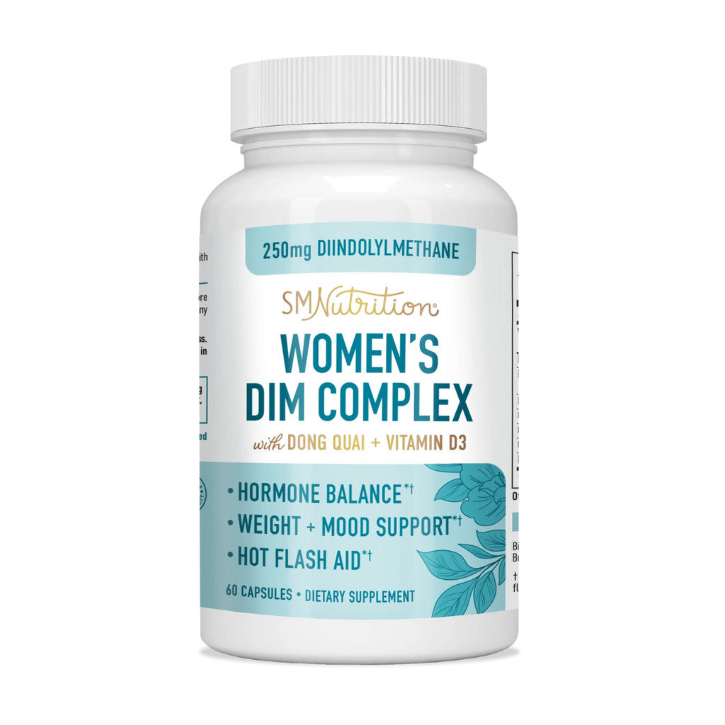 SM Nutrition Women's DIM Complex with Dong Quai + Vitamin D3 (60 Capsules)
