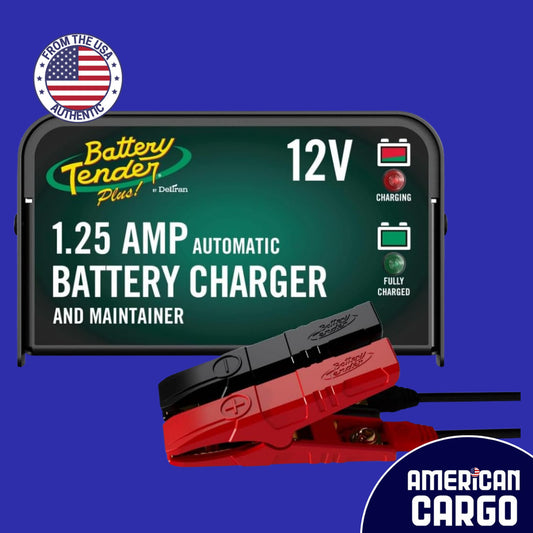 Battery Tender Plus! 1.25 AMP 12V Automatic Battery Charger and Maintainer, 1 Single Unit