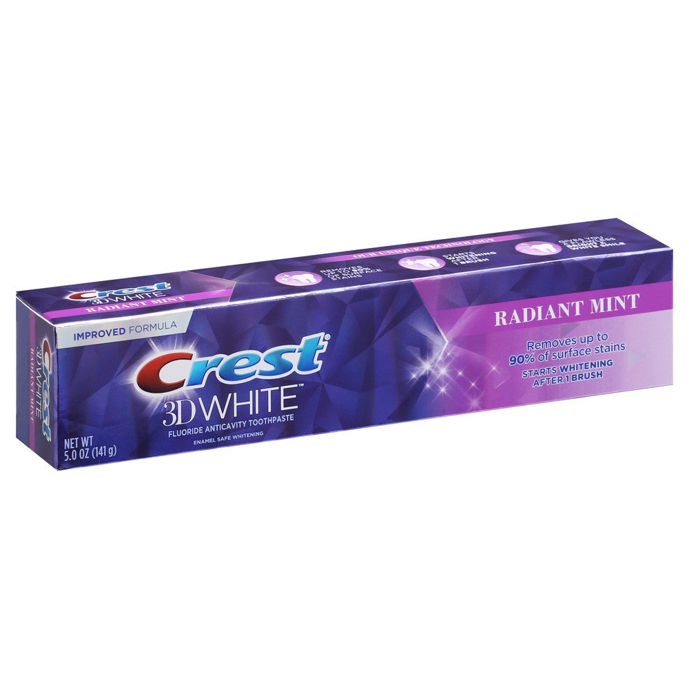 Crest 3D White Toothpaste Radiant Mint  5.0oz