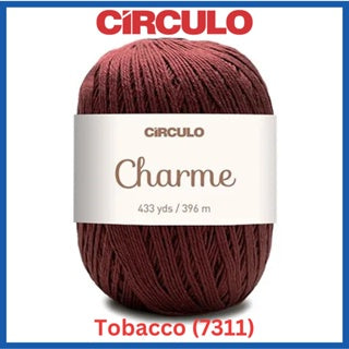 Circulo Yarns CHARME 100% Brazilian Virgin Cotton Yarn 433 yds / 396 m